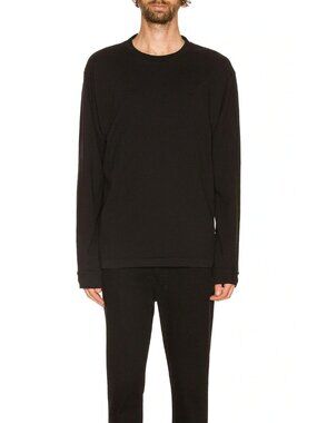 JOHN ELLIOTT Long Sleeve University Tee in Black